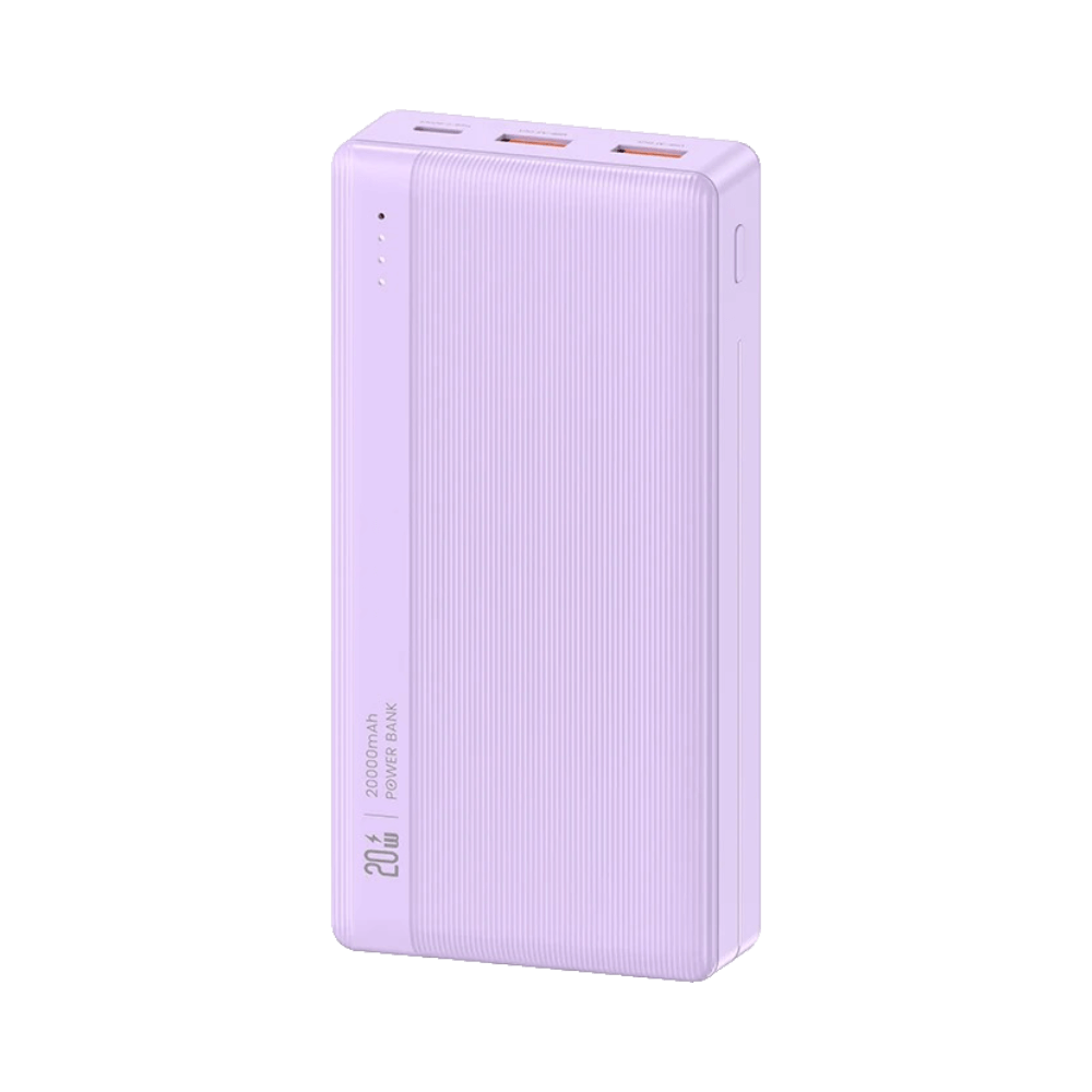 Batterie Externe Power Bank Usams 20000mAh QC3.0 PD 20W Violet