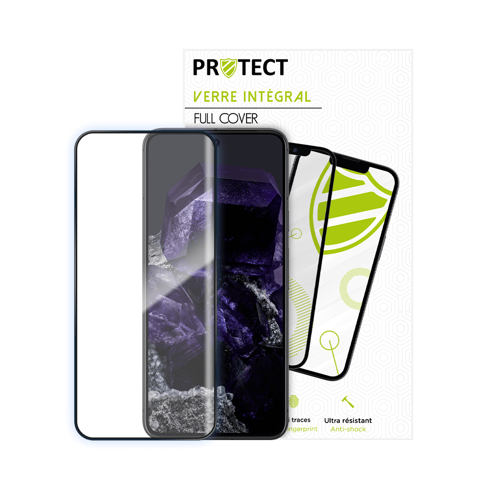 Verre trempé intégral 5D 9H – protection écran pour Google Pixel 8 – PROTECT Noir - Vue 2