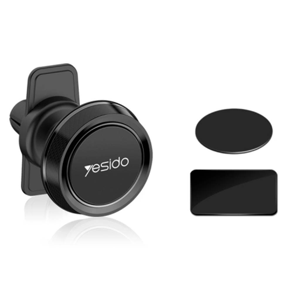 Support Smartphone Magnétique pour Voiture Yesido Noir - Vue 2