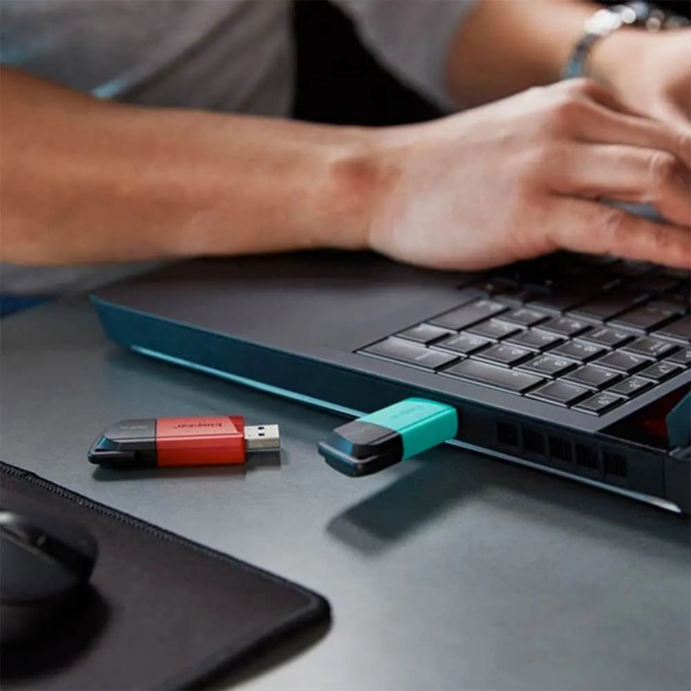 Clé USB 3.0 Kingston 256 Go Verte  - Vue 2