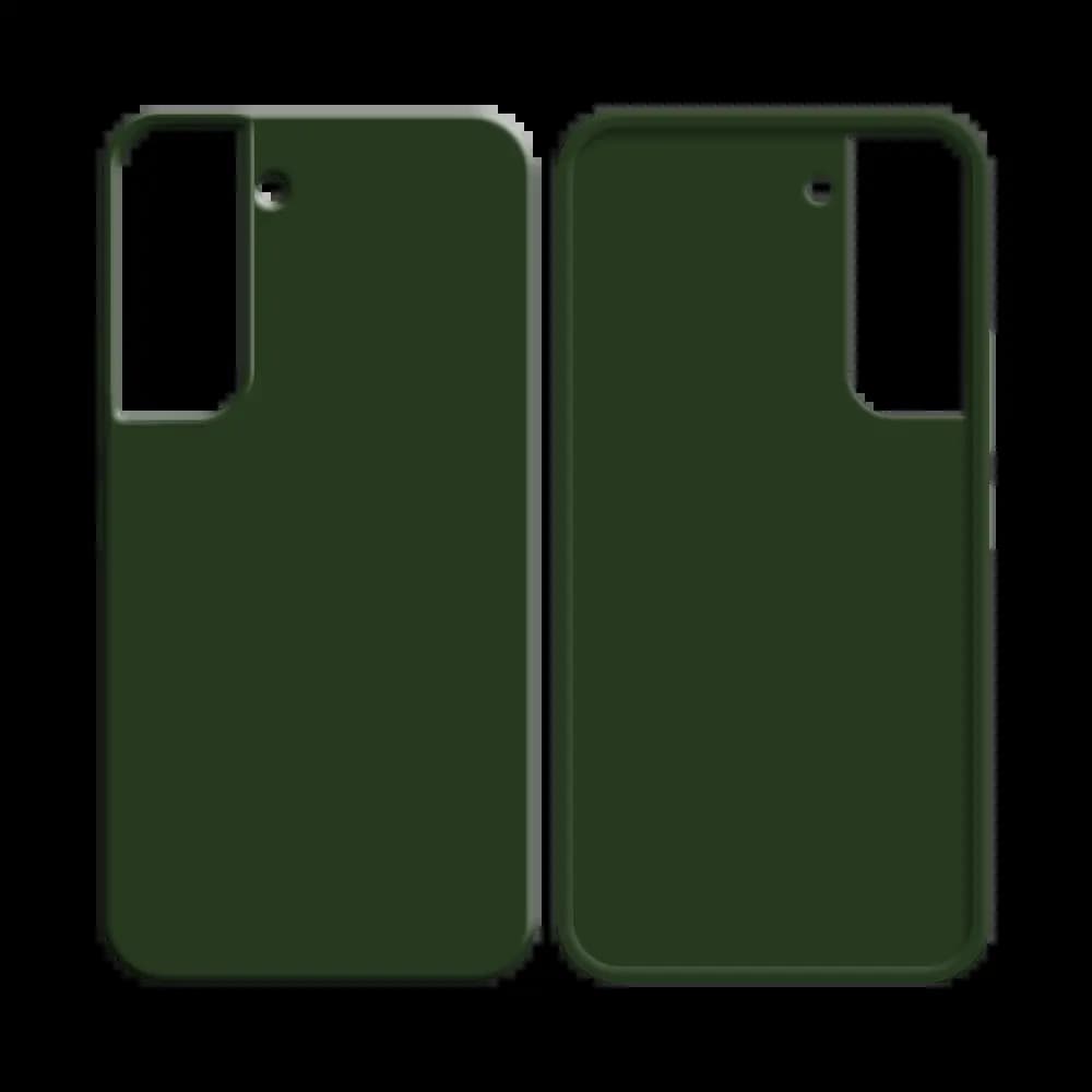 Coque Silicone Compatible pour Samsung Galaxy S22 Vert Foncé - Vue 2