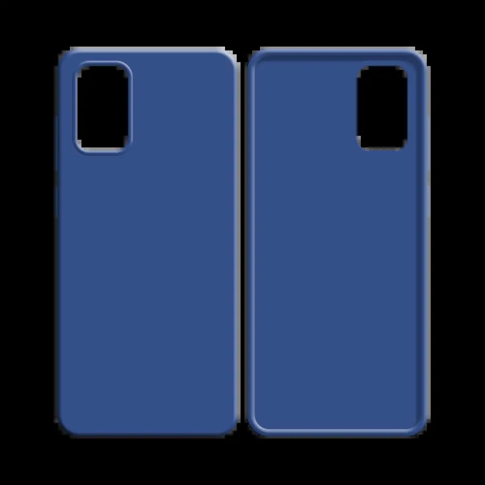 Coque Silicone Compatible pour Samsung Galaxy A41 A415 Bleu Marine - Vue 2