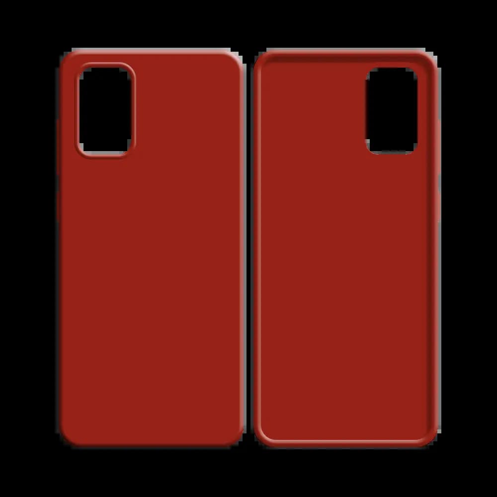 Coque Silicone Compatible pour Samsung Galaxy A41 A415 Rouge - Vue 2