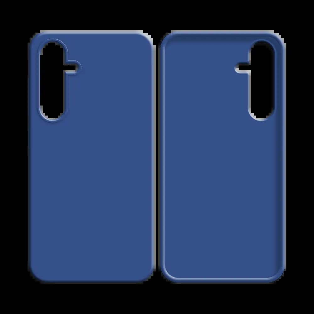 Coque Silicone Compatible pour Samsung Galaxy A14 Bleu Marine - Vue 2