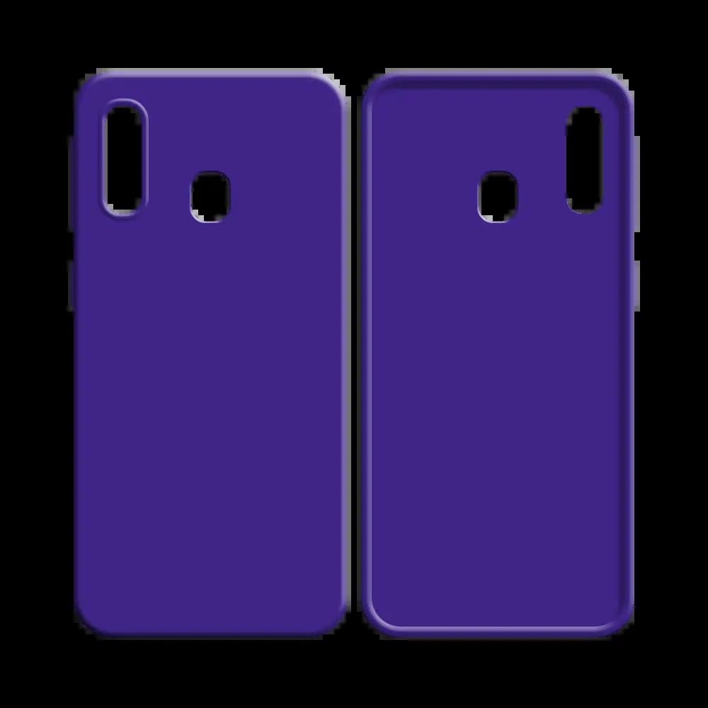 Coque Silicone Compatible pour Samsung Galaxy A20e Mauve - Vue 2