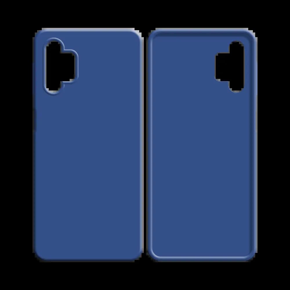Coque Silicone Compatible pour Samsung Galaxy A32 5G Bleu Marine - Vue 2