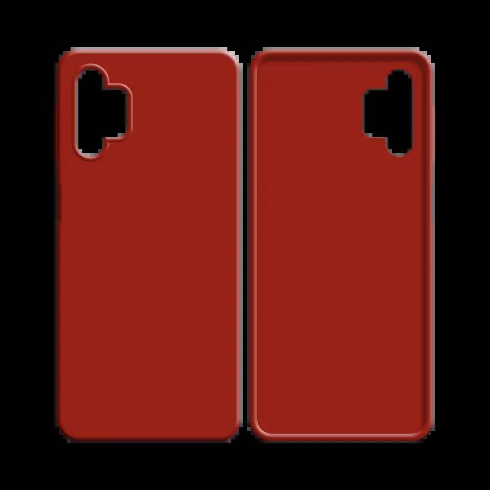 Coque Silicone Compatible pour Samsung Galaxy A32 5G Rouge - Vue 2