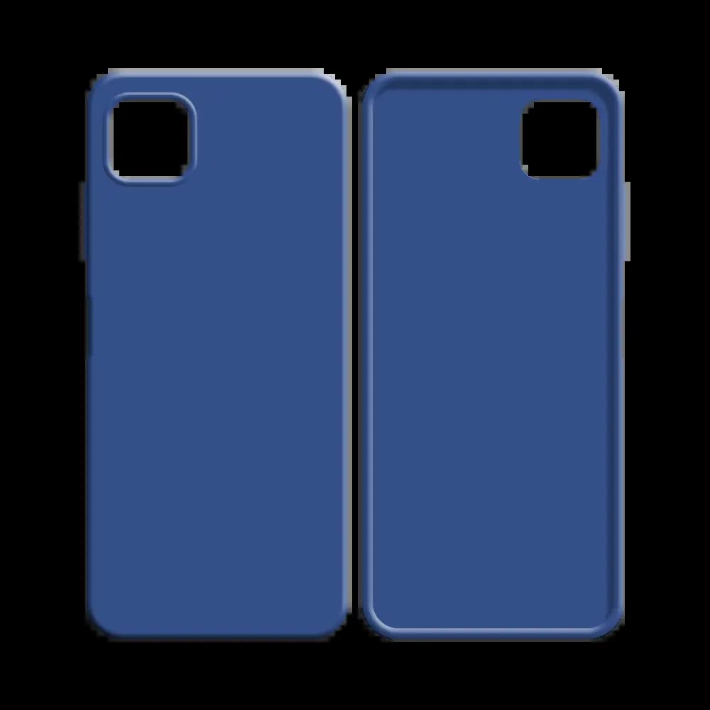 Coque Silicone Compatible pour Samsung Galaxy A22 Bleu Marine - Vue 2