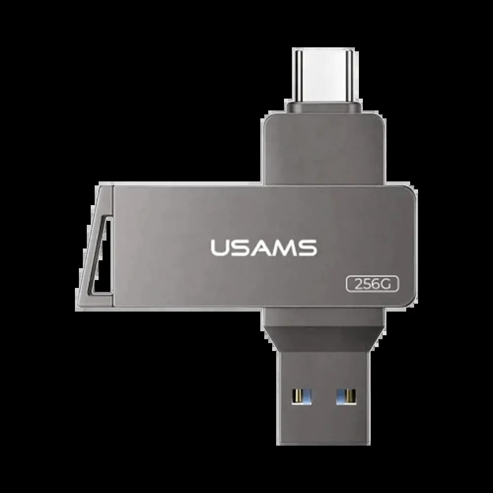 Clé USB 3.0 + USB-C Usams 256 Go Noir
