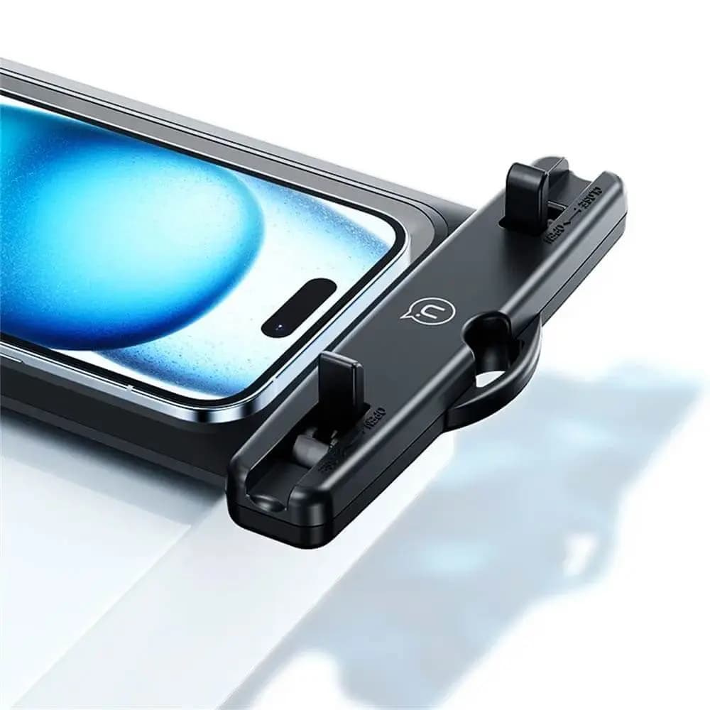 Pochette de Protection Étanche Usams à Double Poche IP68 Noir - Vue 2