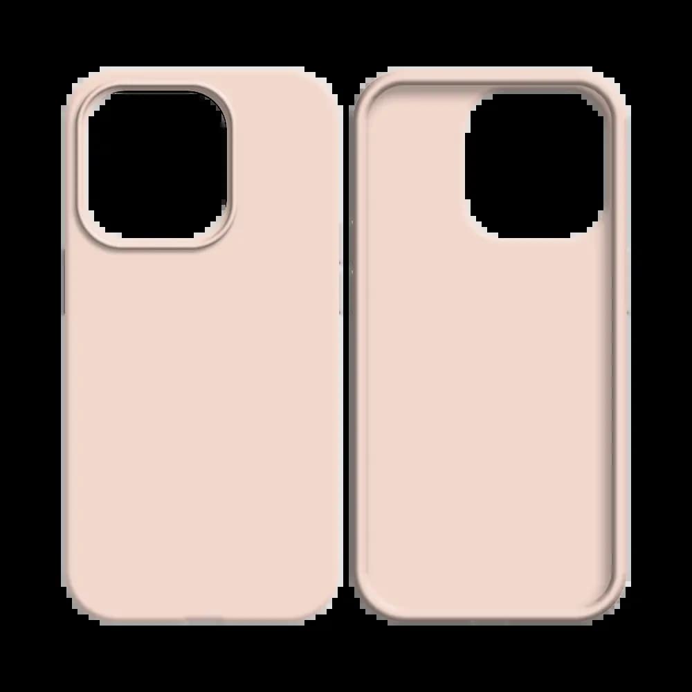 Coque Silicone Compatible pour Apple iPhone 15 Plus Rose Gold - Vue 2