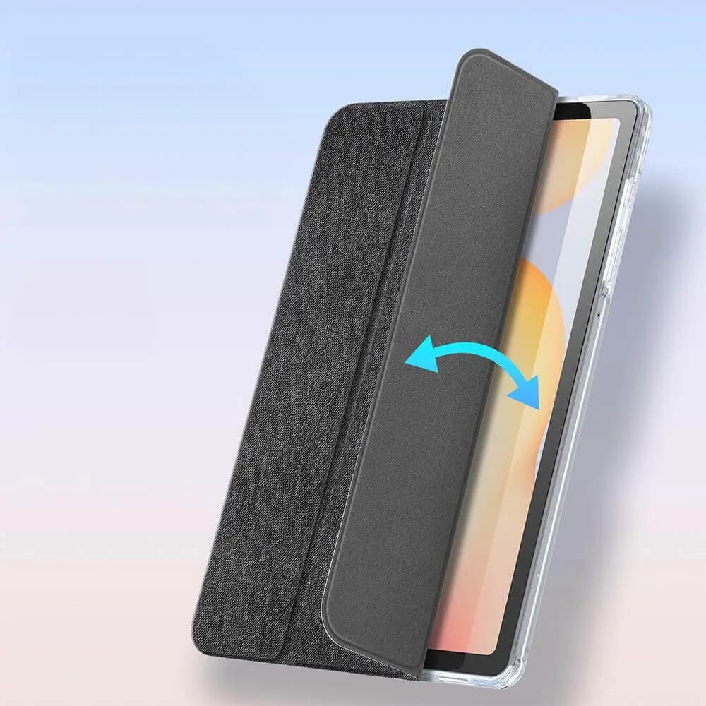 Housse de Protection Dux Ducis pour Samsung Galaxy Tab S6 Lite Wi-Fi, Galaxy Tab S6 Lite 4G, Galaxy Tab S6 Lite 2022 Wi-Fi, Galaxy Tab S6 Lite 2022 4G, Galaxy Tab S6 Lite 2024 Wi-Fi & Galaxy Tab S6 Lite 2024 4G Noir - Vue 4