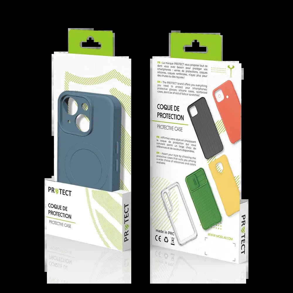 Coque de Protection PROTECT pour Apple iPhone 14 MagSafe Bleu - Vue 3