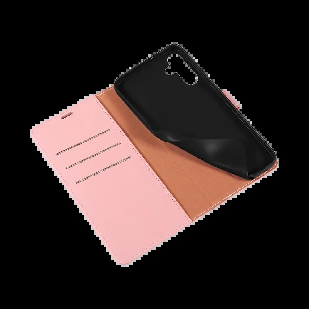 Housse folio anti-RFID Samsung Galaxy A15 5G – PROTECT IP011 Rose - Vue 4