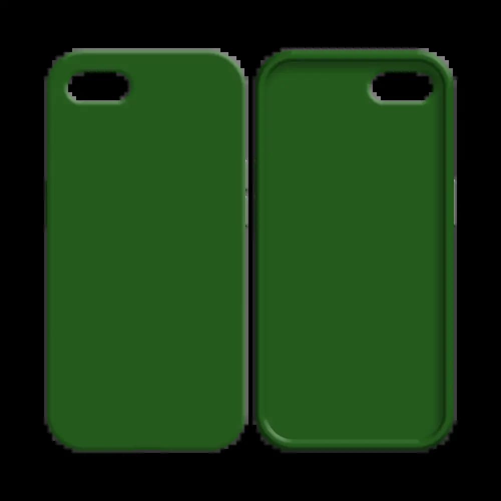 Coque Silicone Compatible pour Apple iPhone 7, 8 & iPhone SE (2nd & 3e Gen) Vert Foncé - Vue 2