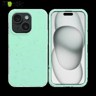 Coque bio iPhone 15 Plus - PROTECT Vert Menthe