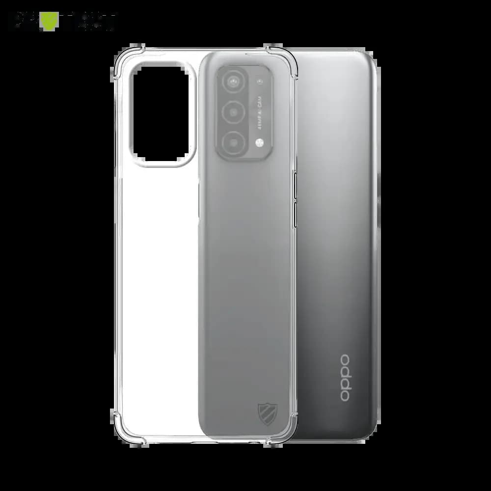 Coque antichoc renforcée transparente – compatible OPPO A74 5G / A54 5G – silicone PROTECT