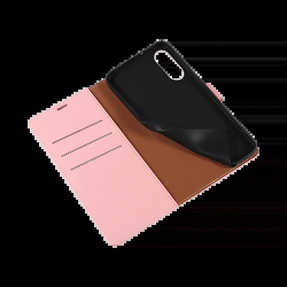 Housse folio anti-RFID Samsung Galaxy S25 Edge – PROTECT IP011 Rose