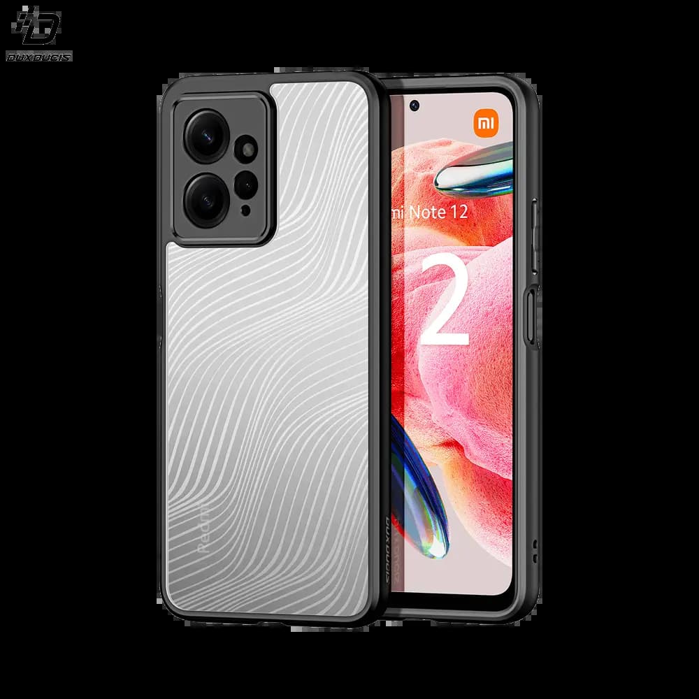 Coque Xiaomi Redmi Note 12 4G anti-chocs finition mate - Dux Ducis Aimo Noir