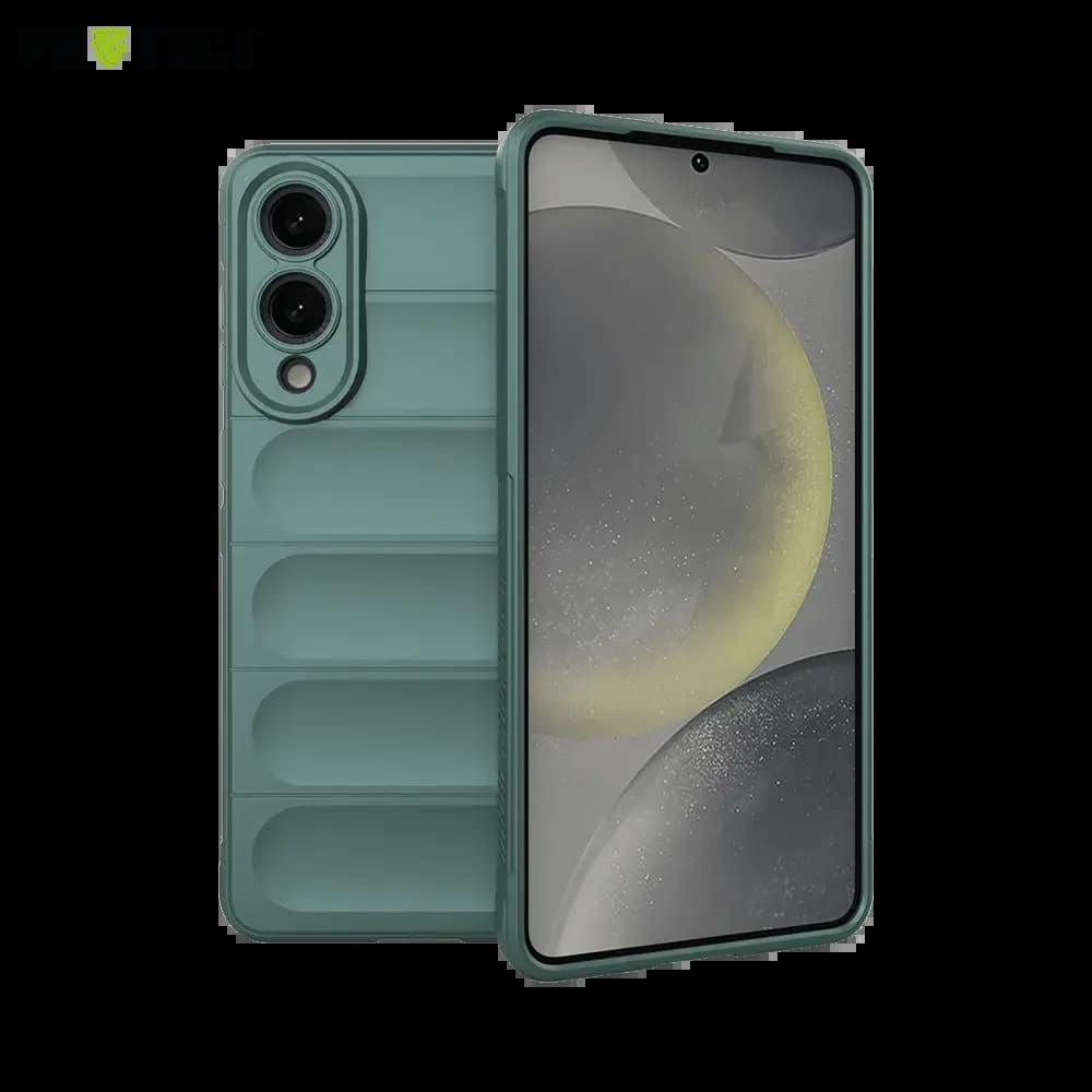 Coque de protection antichoc renforcée – Samsung Galaxy S25 Edge – PROTECT IX008 Vert Foncé