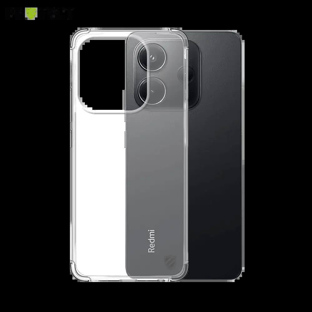 Coque antichoc renforcée transparente – Xiaomi Redmi Note 14 4G – silicone PROTECT