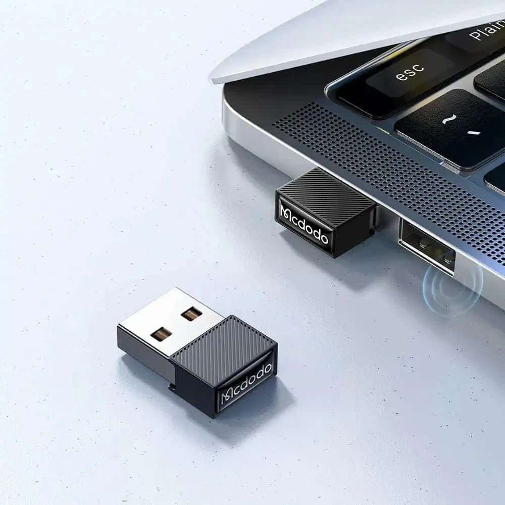 Clé Bluetooth 5.1 USB - adaptateur PC & laptop - Mcdodo OT-1580 Noir