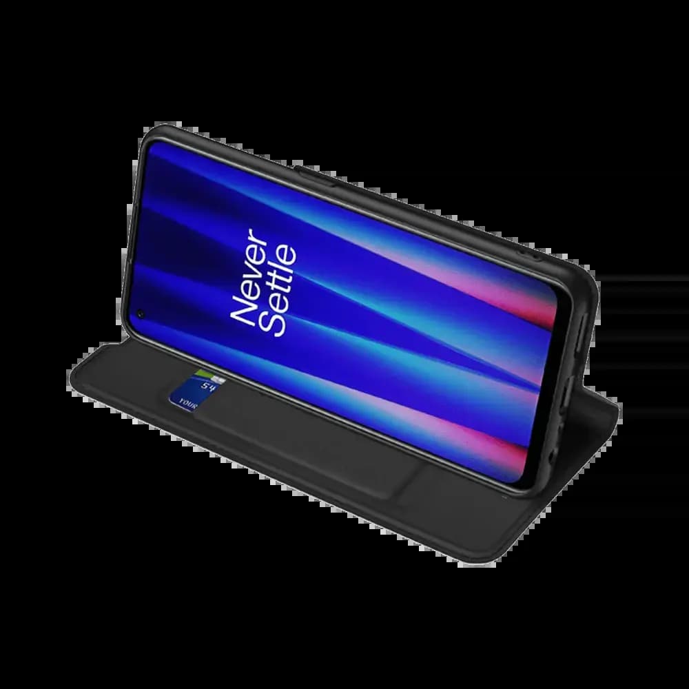 Housse folio OnePlus Nord CE 2 5G porte-carte - Dux Ducis Skin Pro Noir