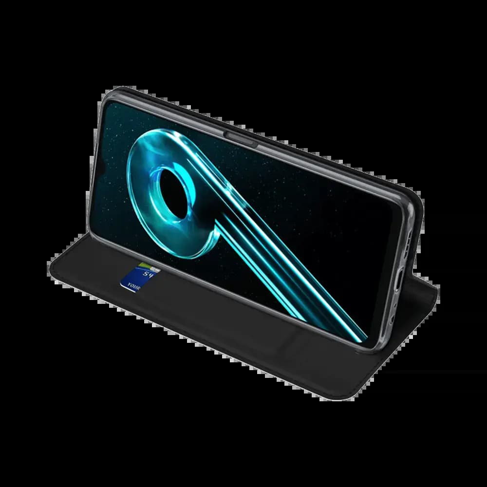 Housse folio Realme 9i 5G porte-carte - Dux Ducis Skin Pro Noir