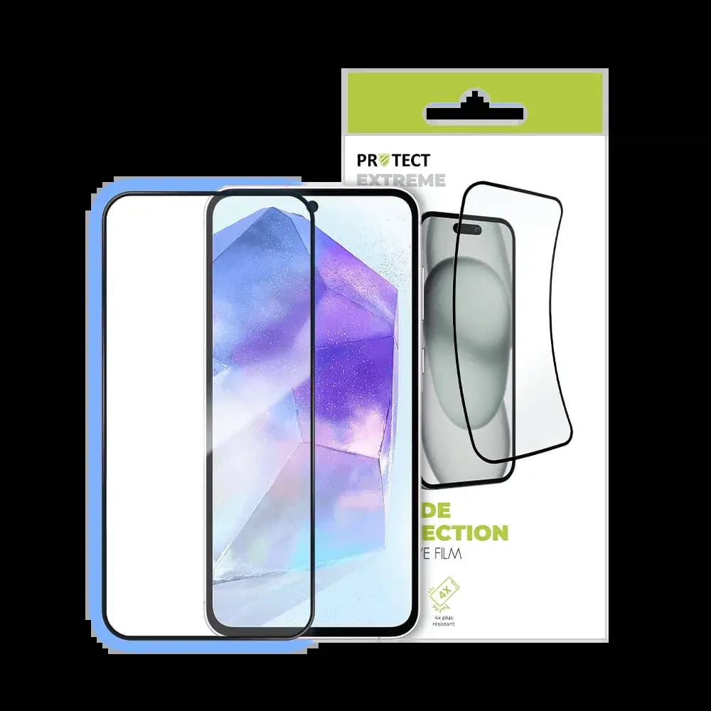 Film de protection extrême Samsung Galaxy A35 5G / A55 5G - PROTECT Transparent - Vue 3