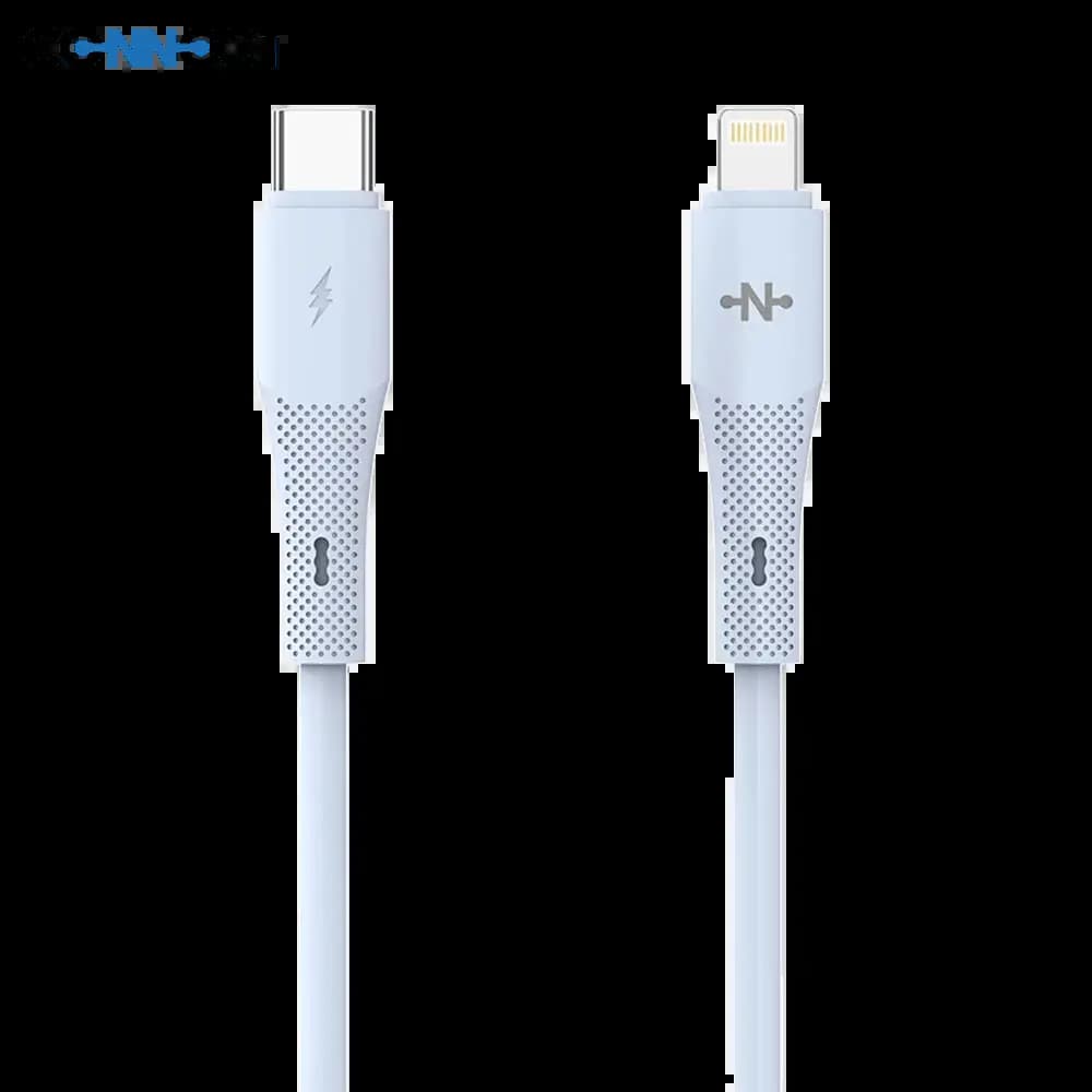 Câble Data USB-C vers Lightning CONNECT 30W (1m) Bleu