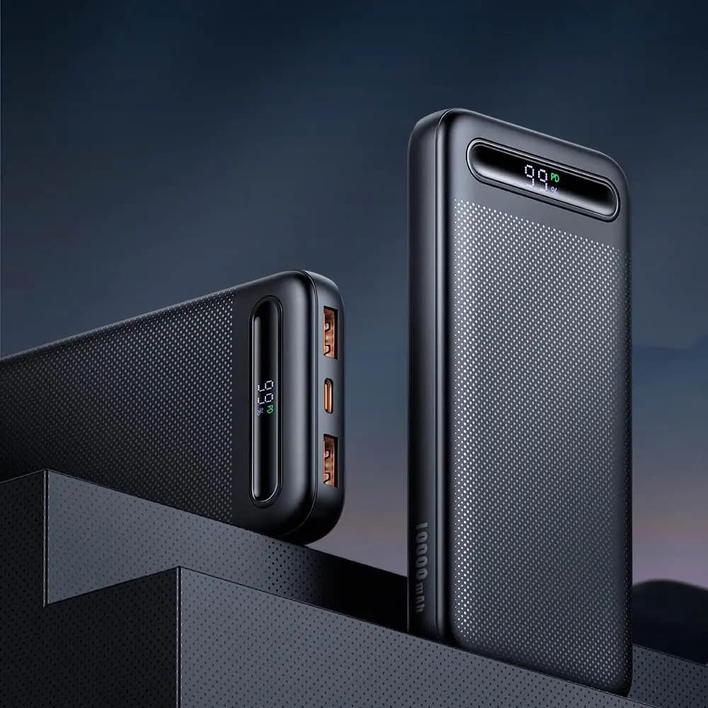 Batterie externe 10000mAh 22.5W triple sortie USB avec écran LED – Mcdodo MC-3881 Noir - Vue 3