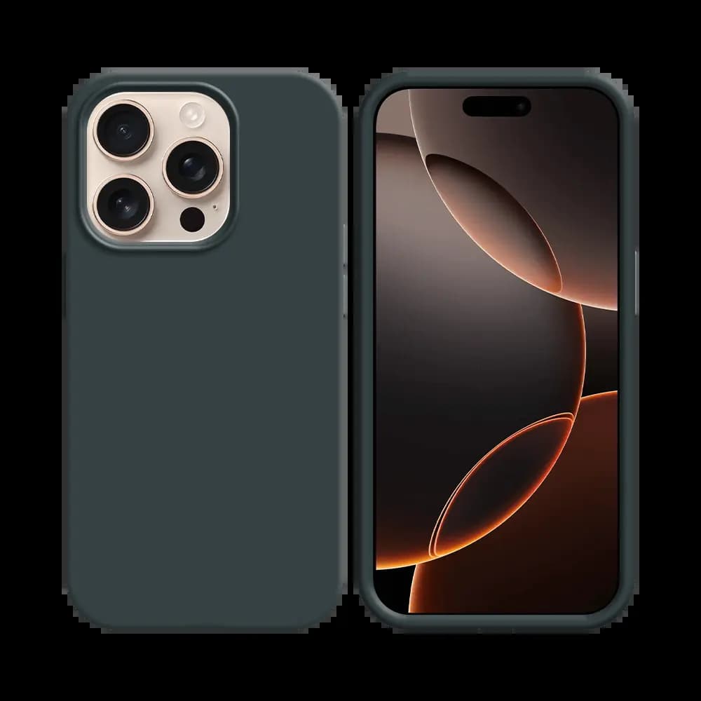 Coque silicone iPhone 16 Pro Max - Noir