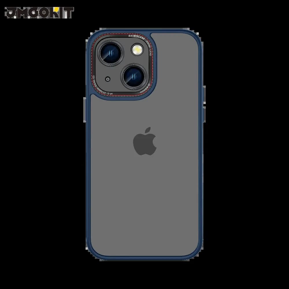 Coque de Protection Canon Lens JMGOKIT pour Apple iPhone 15 Plus Bleu