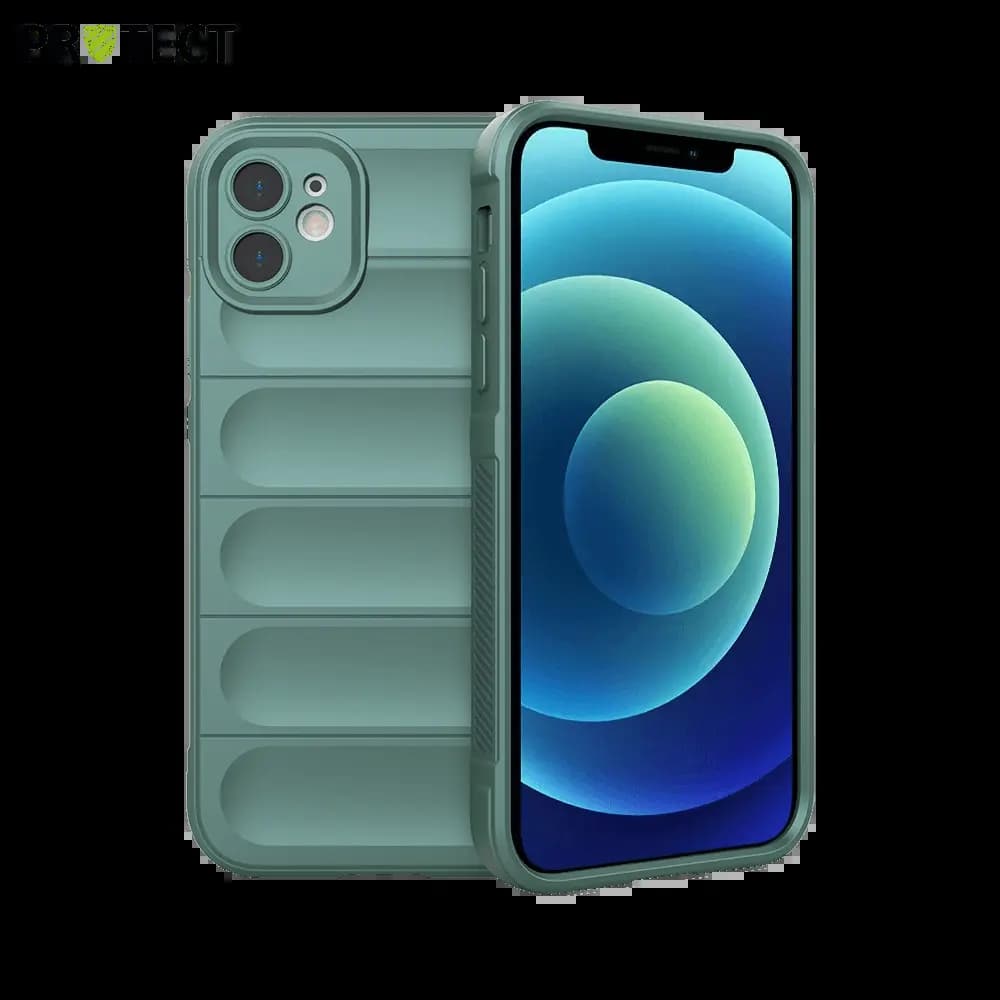 Coque de protection antichoc renforcée iPhone 12 - PROTECT IX008 Vert Foncé