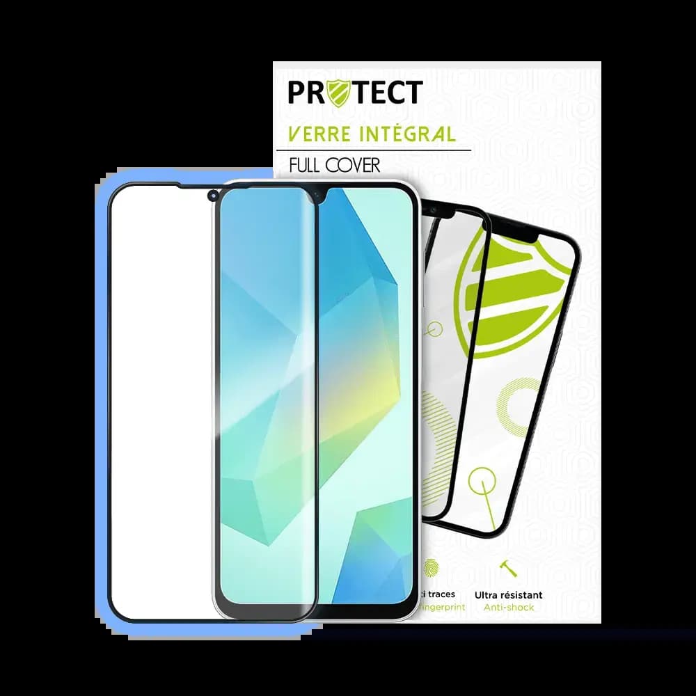 Verre trempé intégral Samsung Galaxy A16 / A17 / A26 protection écran 9H - PROTECT Noir - Vue 2