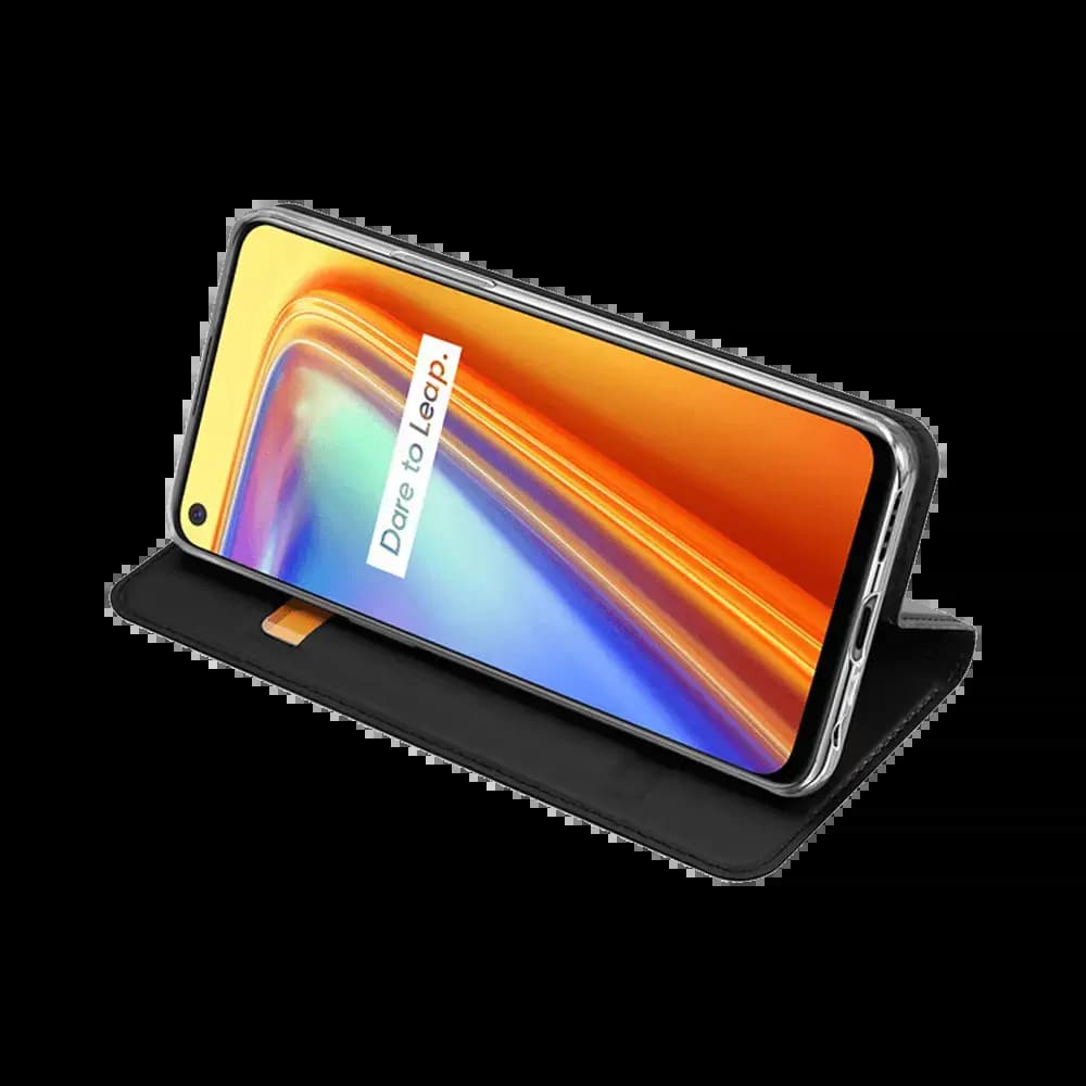 Housse folio Realme 7 porte-carte - Dux Ducis Skin Pro Noir