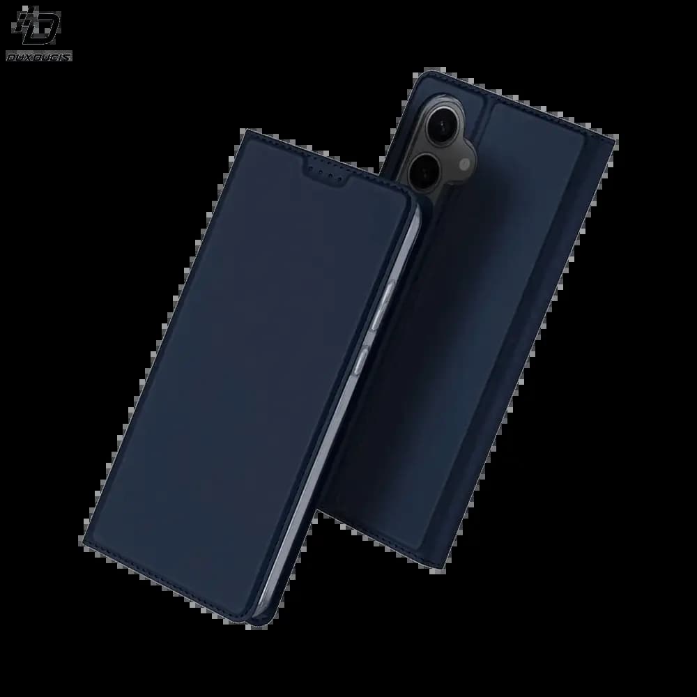 Housse folio Samsung Galaxy S24 FE porte-carte - Dux Ducis Skin Pro Bleu