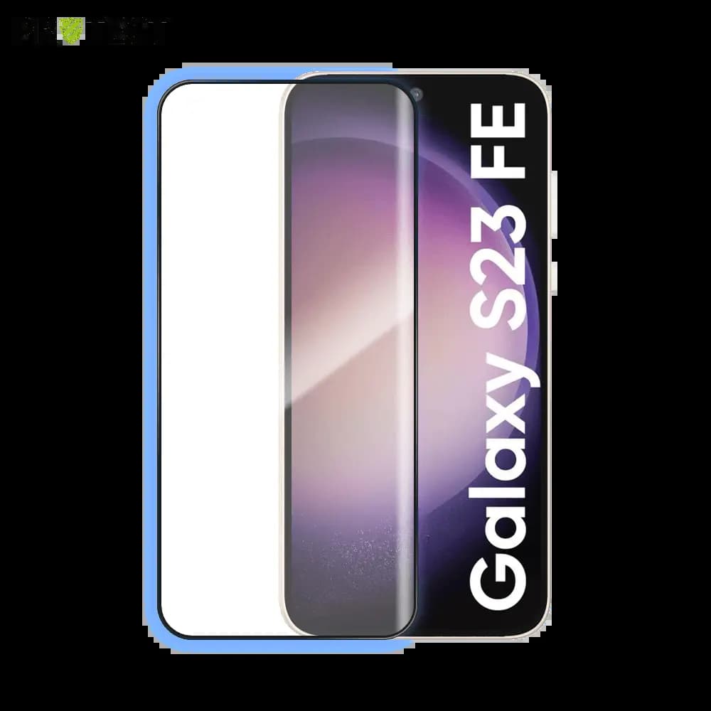 Verre trempé intégral Samsung Galaxy S23 FE protection écran 9H - PROTECT Noir