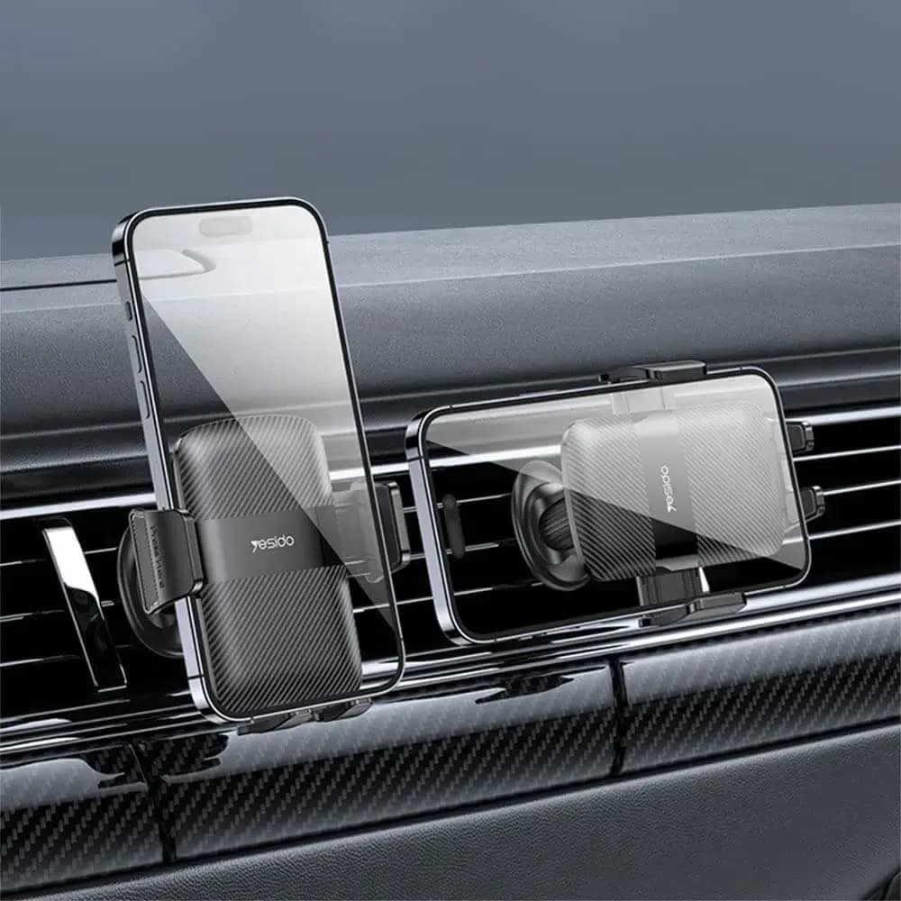 Support smartphone pour voiture Yesido C251 Noir