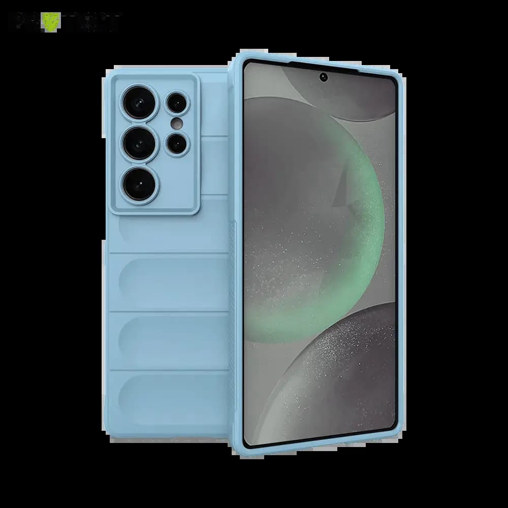 Coque de protection antichoc renforcée Samsung Galaxy S25 Ultra - PROTECT IX008 Bleu Clair