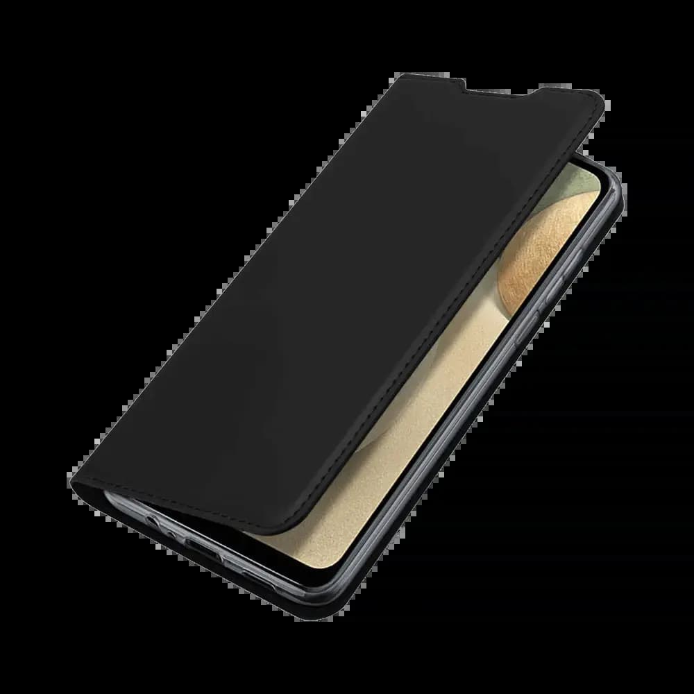 Housse folio Samsung Galaxy A12 / Galaxy M12 porte-carte - Dux Ducis Skin Pro Noir