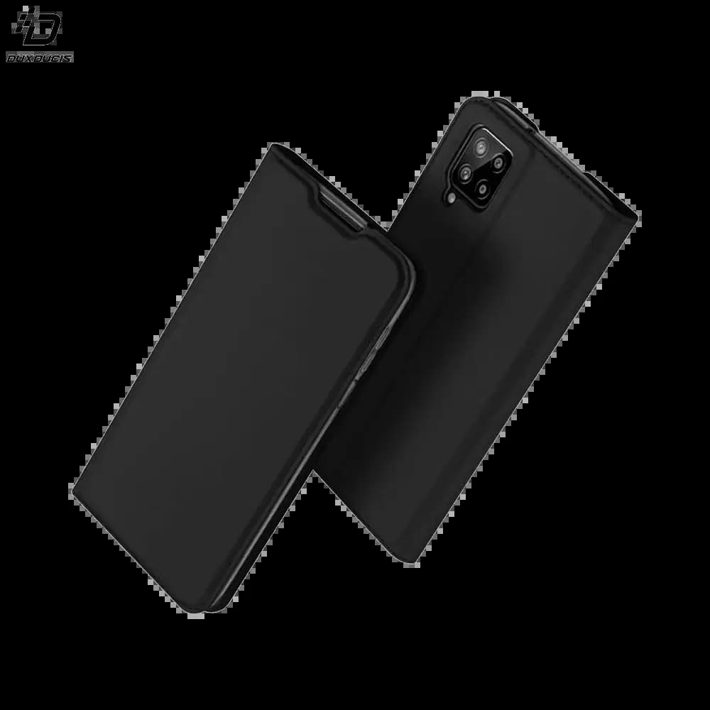 Housse folio Samsung Galaxy A12 / Galaxy M12 porte-carte - Dux Ducis Skin Pro Noir