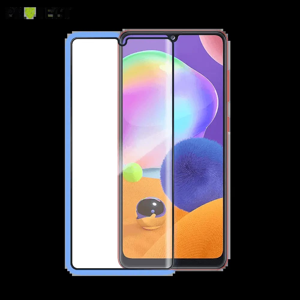 Verre trempé intégral Samsung Galaxy A31 protection écran 9H - PROTECT Noir