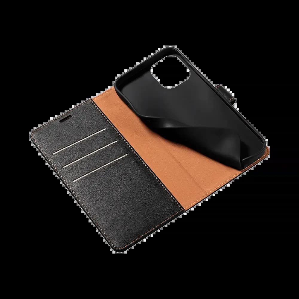 Housse folio anti-RFID iPhone 14 - PROTECT IP011 Noir - Vue 5