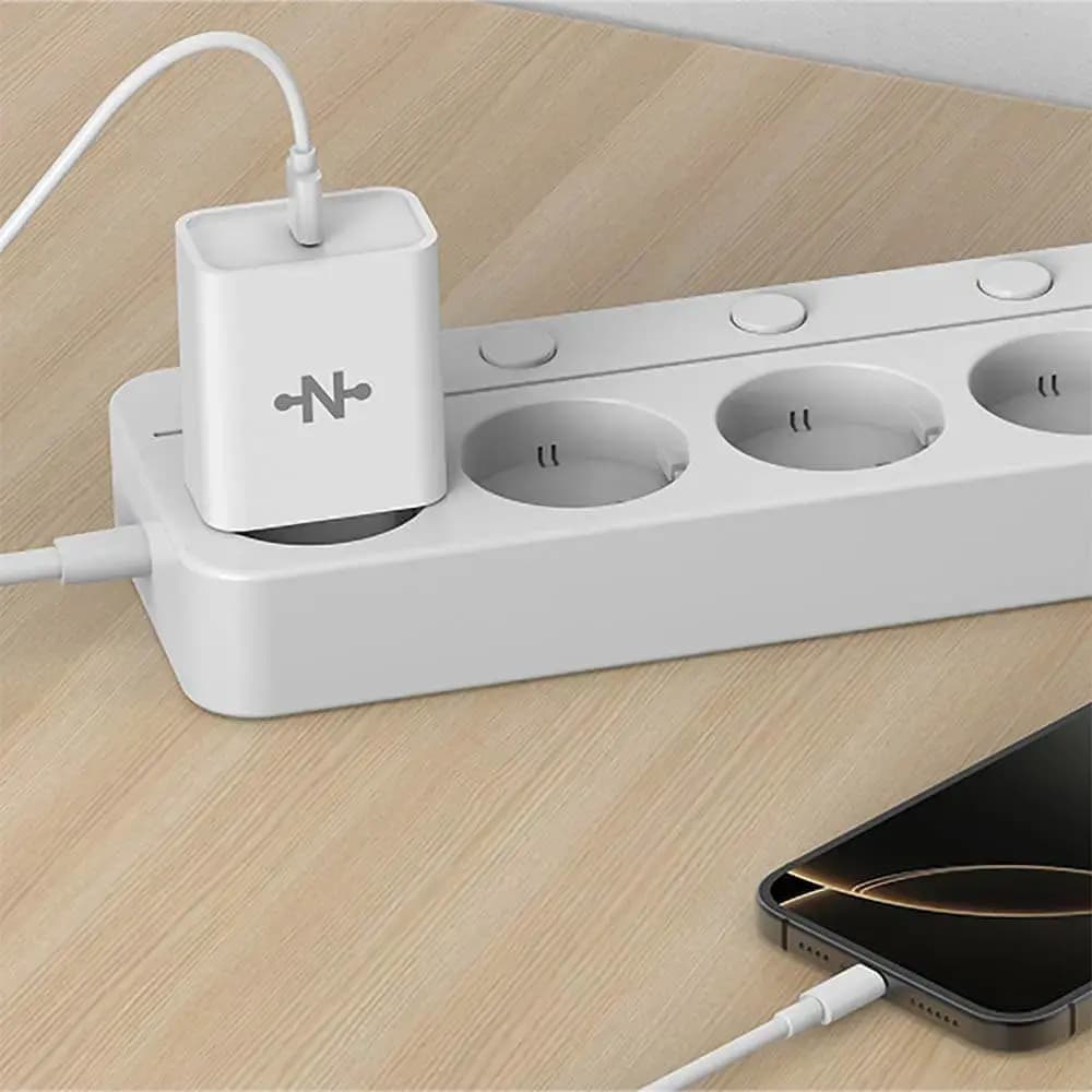 Chargeur secteur USB-C 25W - CONNECT Blanc
