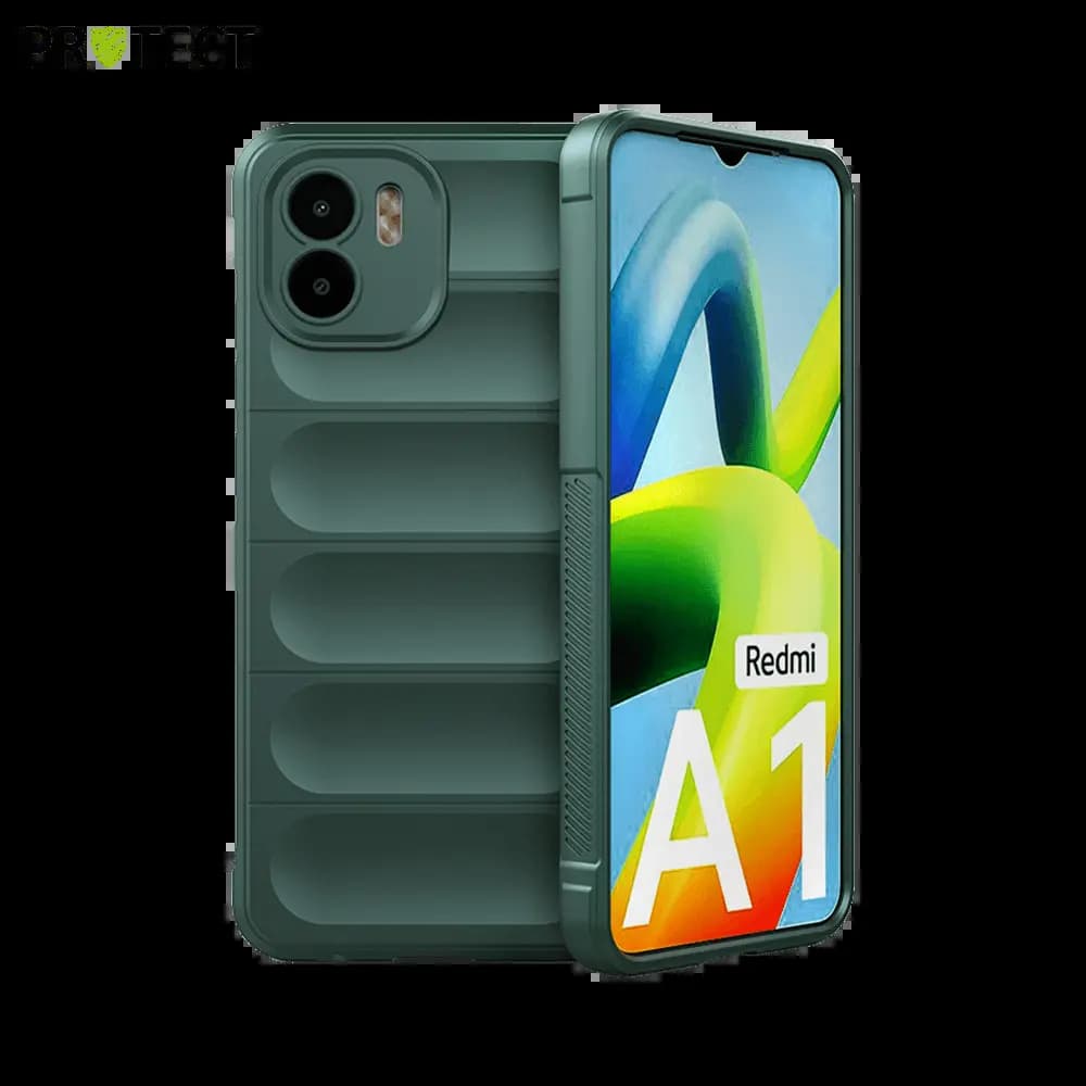 Coque de protection antichoc renforcée Xiaomi Redmi A1 - PROTECT IX008 Vert Foncé
