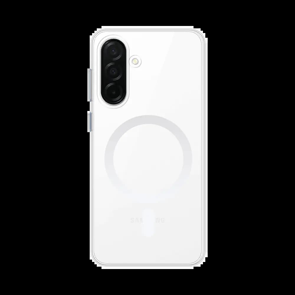 Coque MagSafe silicone transparente Samsung Galaxy A26 5G - Vue 2
