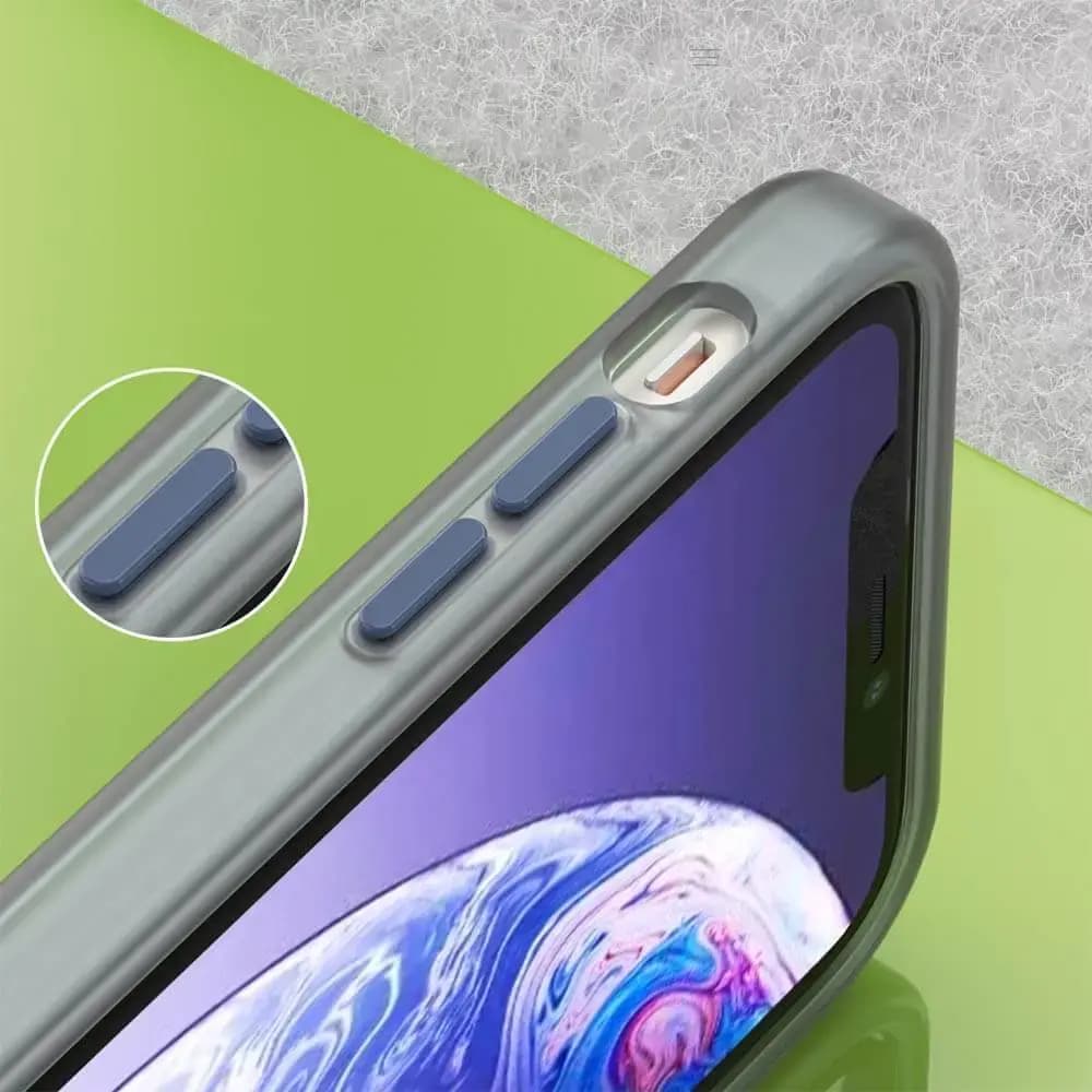 Coque MagSafe bi-matière iPhone 11 - PROTECT MF-006 Bleu Marine