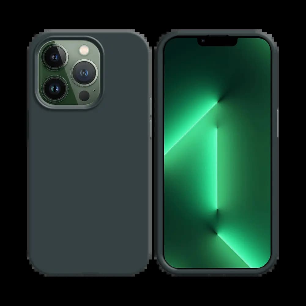 Coque silicone iPhone 13 Pro - Noir