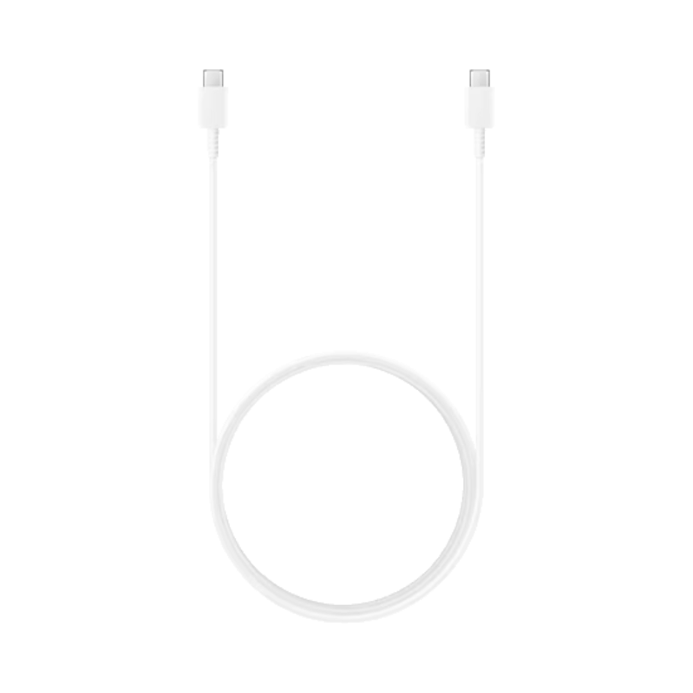 Câble Data USB-C vers USB-C Samsung 3A (1.8m) Blanc